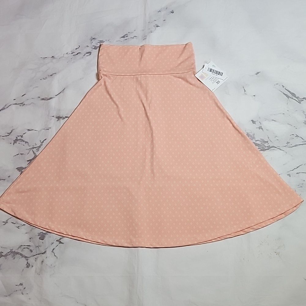 LulaRoe Coral Azure Skirt
